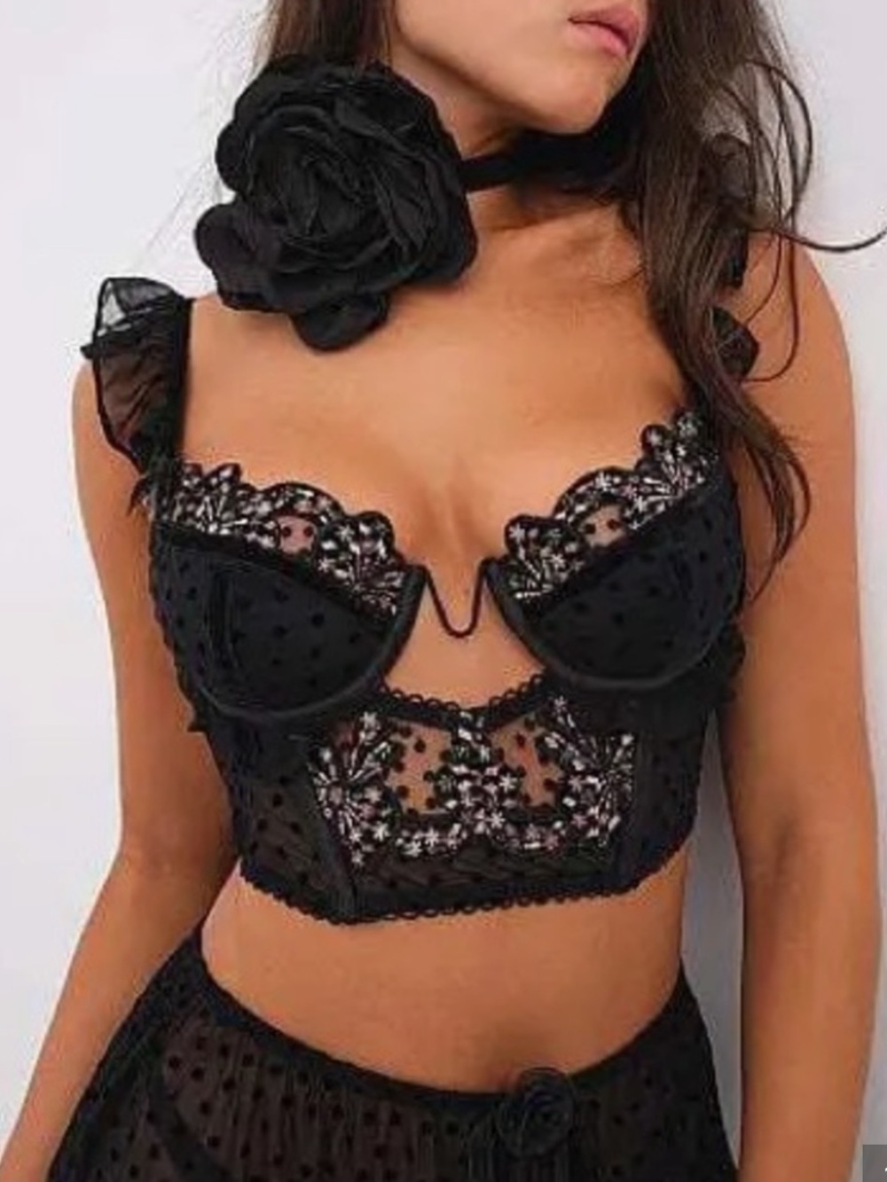 For Love & Lemons Caprice Corset Top Size New With Tags 38B